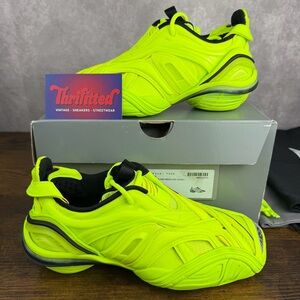 NEW Balenciaga Tyrex Fluo Yellow Size 6 US / 36 EU Women’s Designer Sneaker RARE